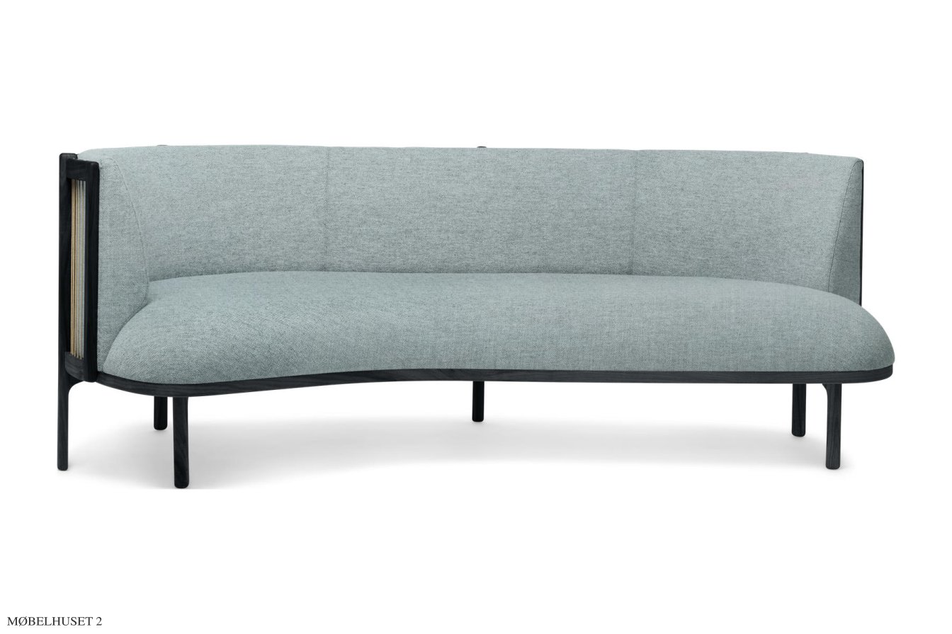 RF1903 Sideways Sofa, Eiche schwarz, Remix, Remix 823, Links | Carl Hansen & S�n