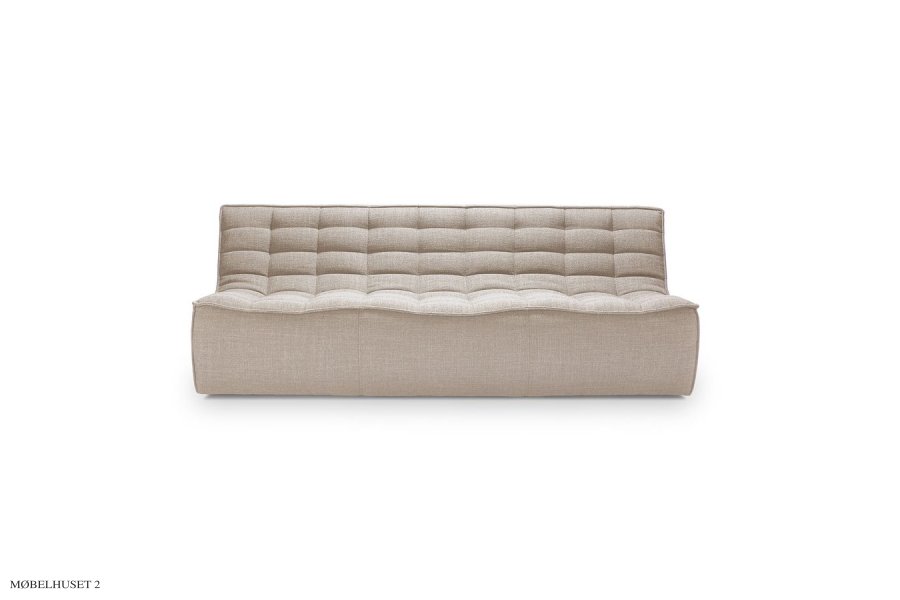 N701 Modulsofa, 3 seater | Ethnicraft Stoff | Beige