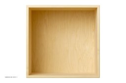 ATBO Viertel-Regal 35 x 35, 21 cm, Birke klar ge�lt