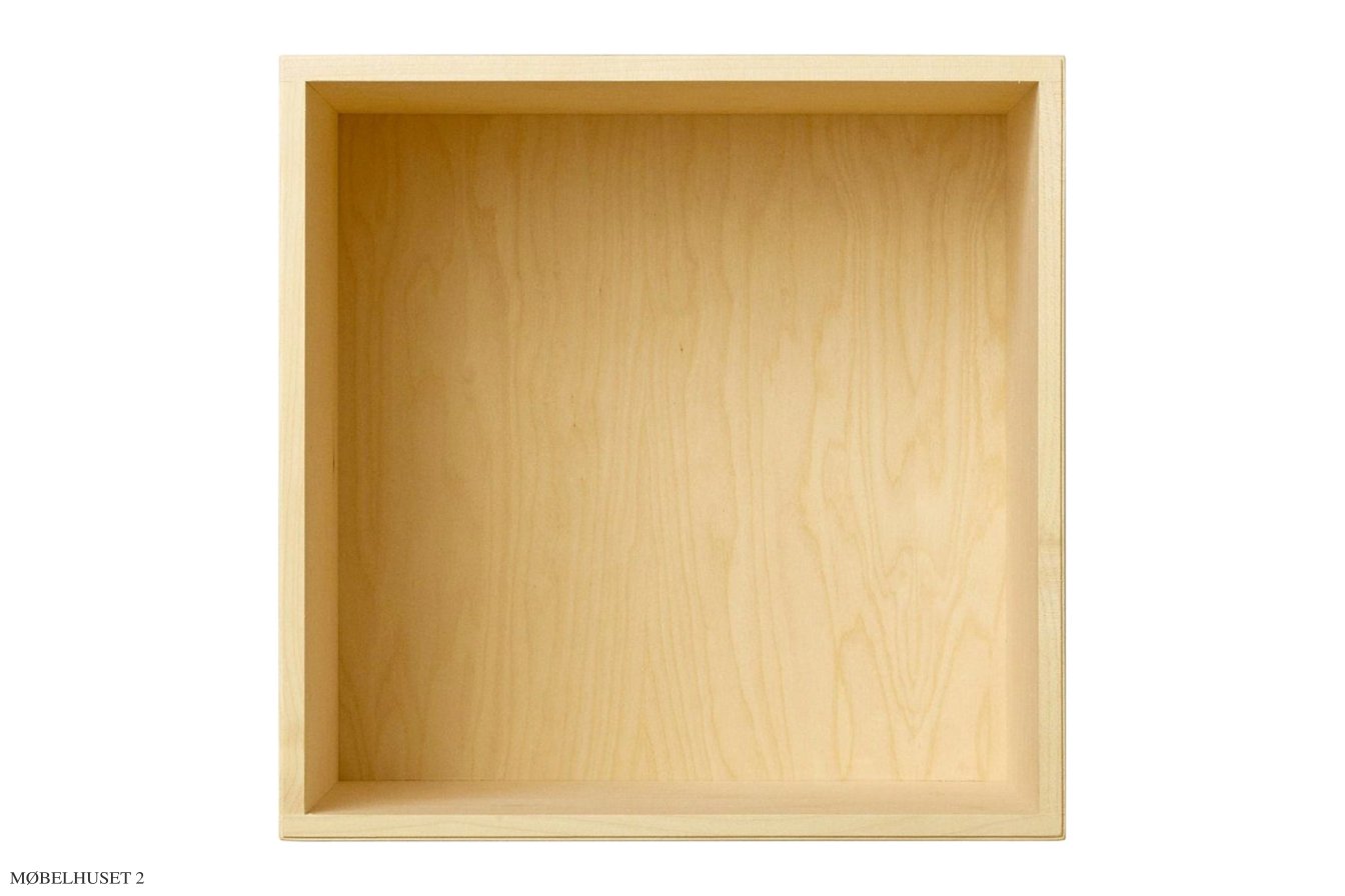 ATBO Viertel-Regal 35 x 35, 30 cm, Birke klar ge�lt