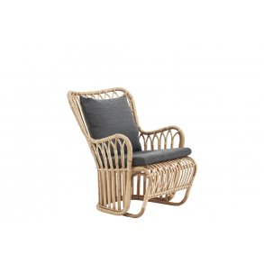 Tulip Loungestol | Rattan Natur | Indendrs