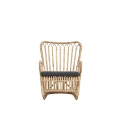 Tulip Loungestol | Rattan Natur | Indendrs