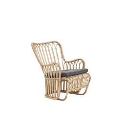 Tulip Loungestol | Rattan Natur | Indendrs