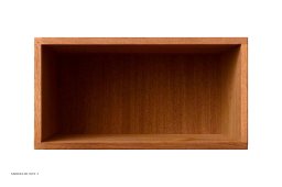 ATBO Kvart hallway reol 18 x 35, 30 cm, Mahogni mat lak