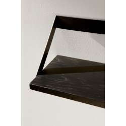 Oak Ribbon hylde | Sort