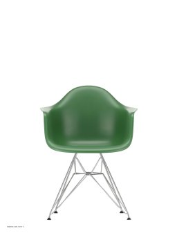 Eames Plastic Armchair (DAR), Verchromt