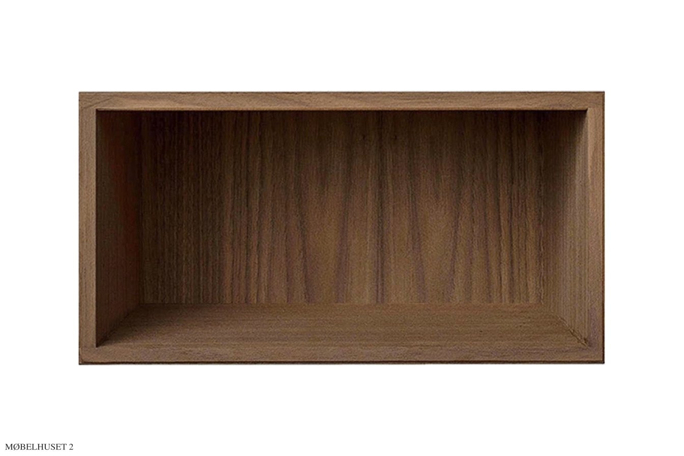 ATBO Kvart hallway reol 18 x 35, 30 cm, Valn�d mat lak