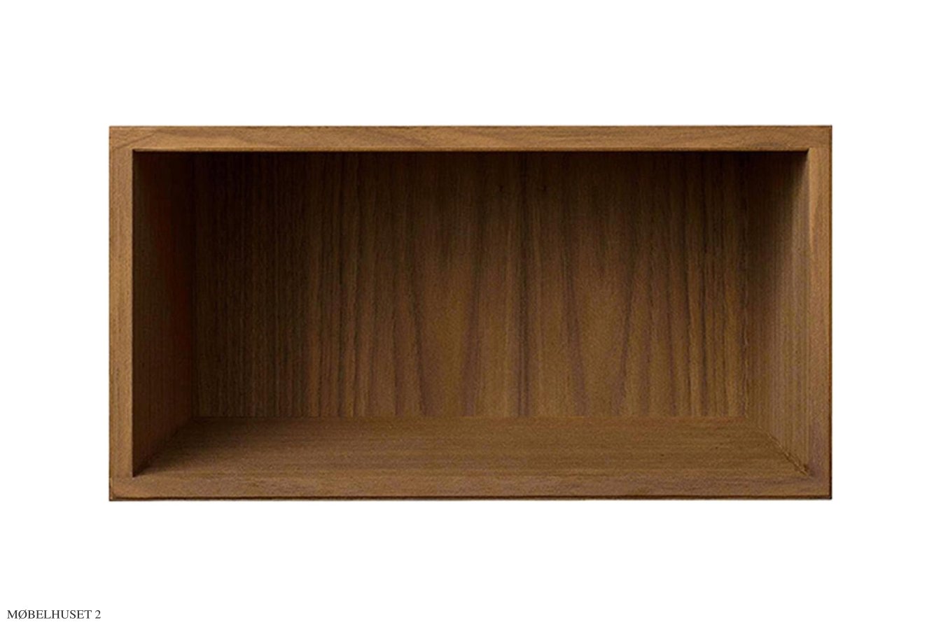 ATBO Kvart hallway reol 18 x 35, 21 cm, Valn�d klar olie