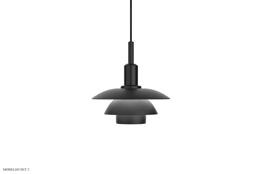 PH 3/3 Pendel | Schwarzes Metall