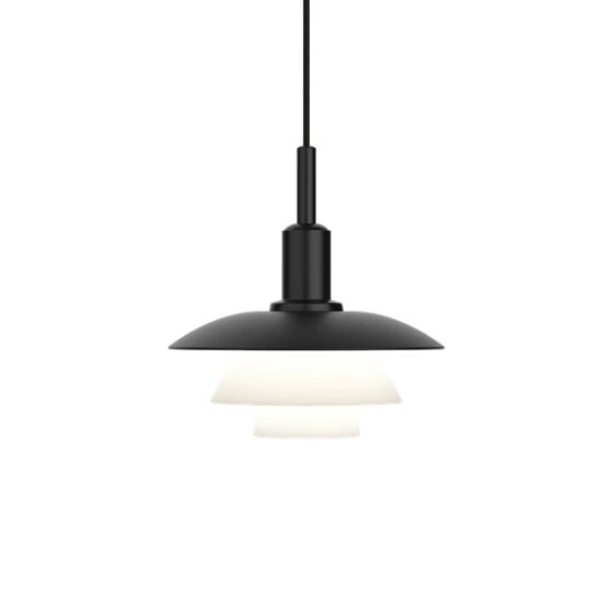 PH 3/3 Pendel | Sort metal/Glas