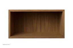 ATBO Kvart hallway reol 18 x 35, 30 cm, Valn�d klar olie