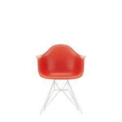 Eames Plastic Armchair (DAR), pulverlakeret stel