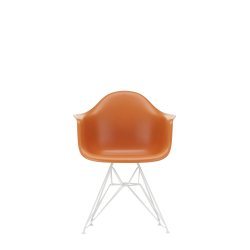 Eames Plastic Armchair (DAR), pulverlakeret stel
