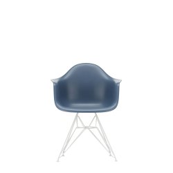 Eames Plastic Armchair (DAR), pulverlakeret stel