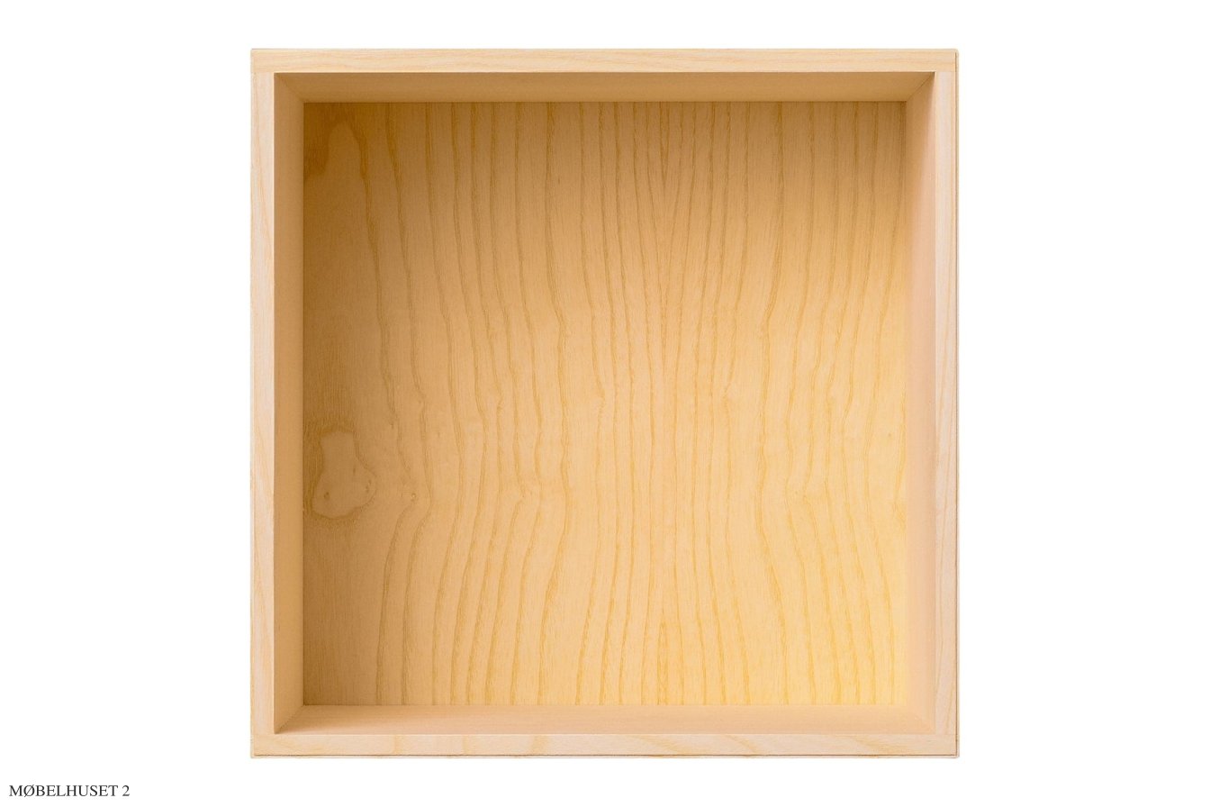ATBO Viertel-Regal 35 x 35, 30 cm, Esche klar ge�lt