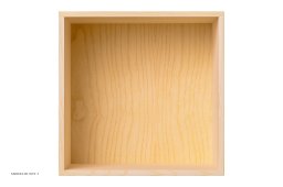 ATBO Viertel-Regal 35 x 35, 30 cm, Esche klar ge�lt