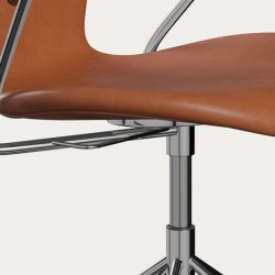 Serie 7 3217 | Grace Leder Walnuss | Fritz Hansen