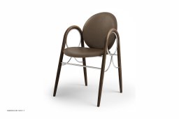 Arkade Chair, R�uchereiche ge�lt, Leder | Cinnamon, Chromgestell | Brdr. Kr�ger