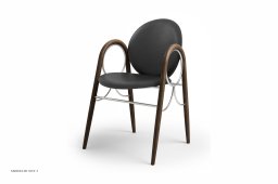 Arkade Chair, R�uchereiche ge�lt, Leder | Black, Chromgestell | Brdr. Kr�ger