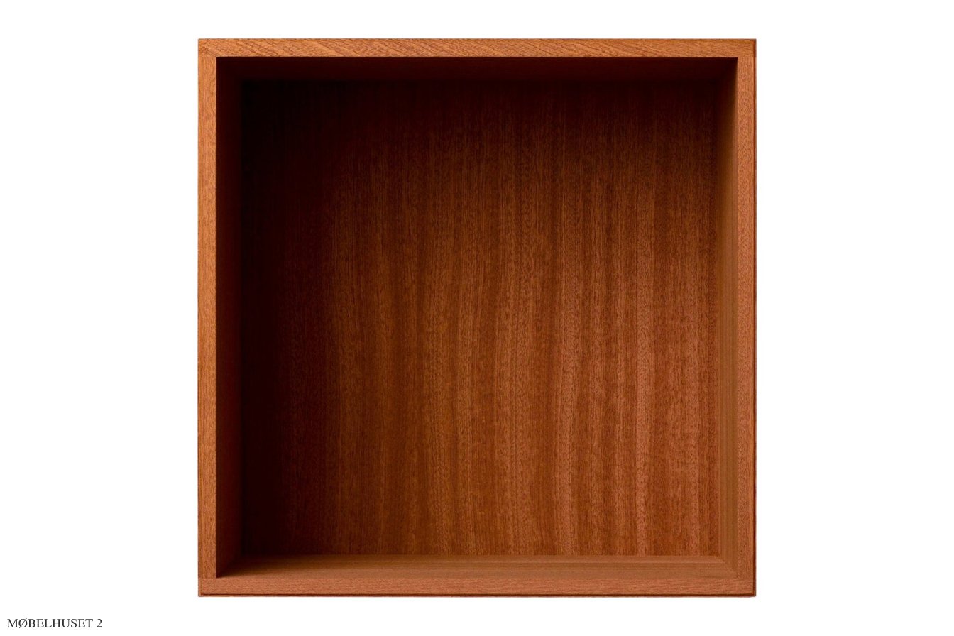 ATBO Viertel-Regal 35 x 35, 21 cm, Mahagoni klar ge�lt