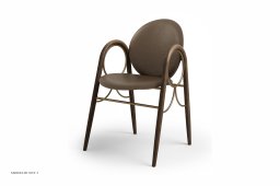 Arkade Chair, R�uchereiche ge�lt, Leder | Cinnamon, Messinggestell | Brdr. Kr�ger