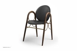 Arkade Chair, R�uchereiche ge�lt, Leder | Black, Messinggestell | Brdr. Kr�ger