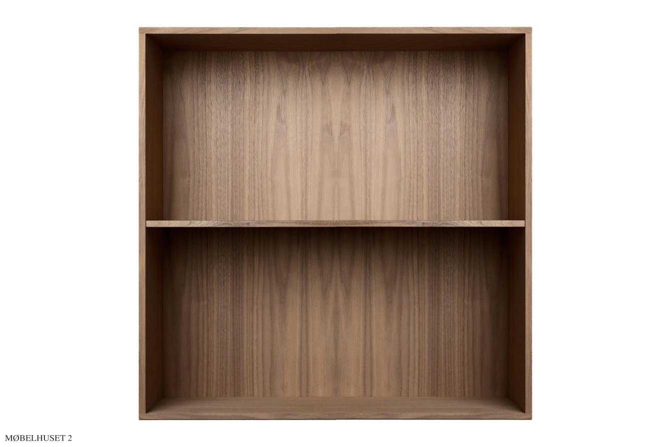 ATBO Reol 70 x 70, Vandret mellemside, 30 cm, Valn�d mat lak