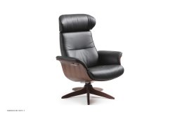 Timeout l�nestol, Valn�d, Drejefod i tr�, L�der | Fantasy Black 89 | Conform