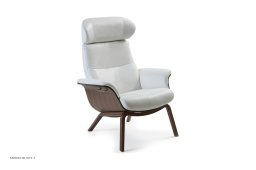 Timeout l�nestol, Valn�d, 4 ben i tr�, L�der | Meno White 00 | Conform