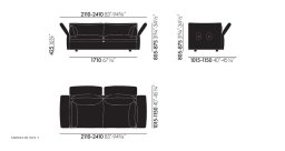 Mariposa 2,5 pers. sofa