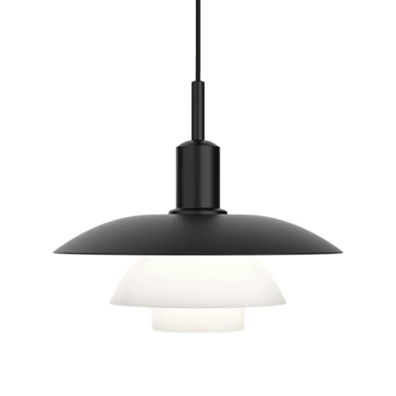 PH 5/5 Pendel | Sort metal/Glas