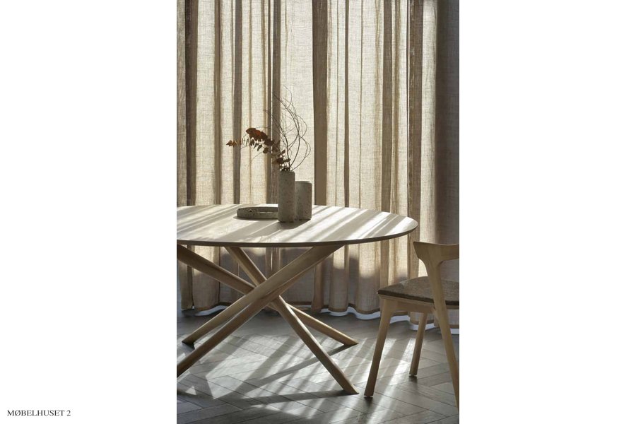 Mikado rundt spisebord | Ethnicraft