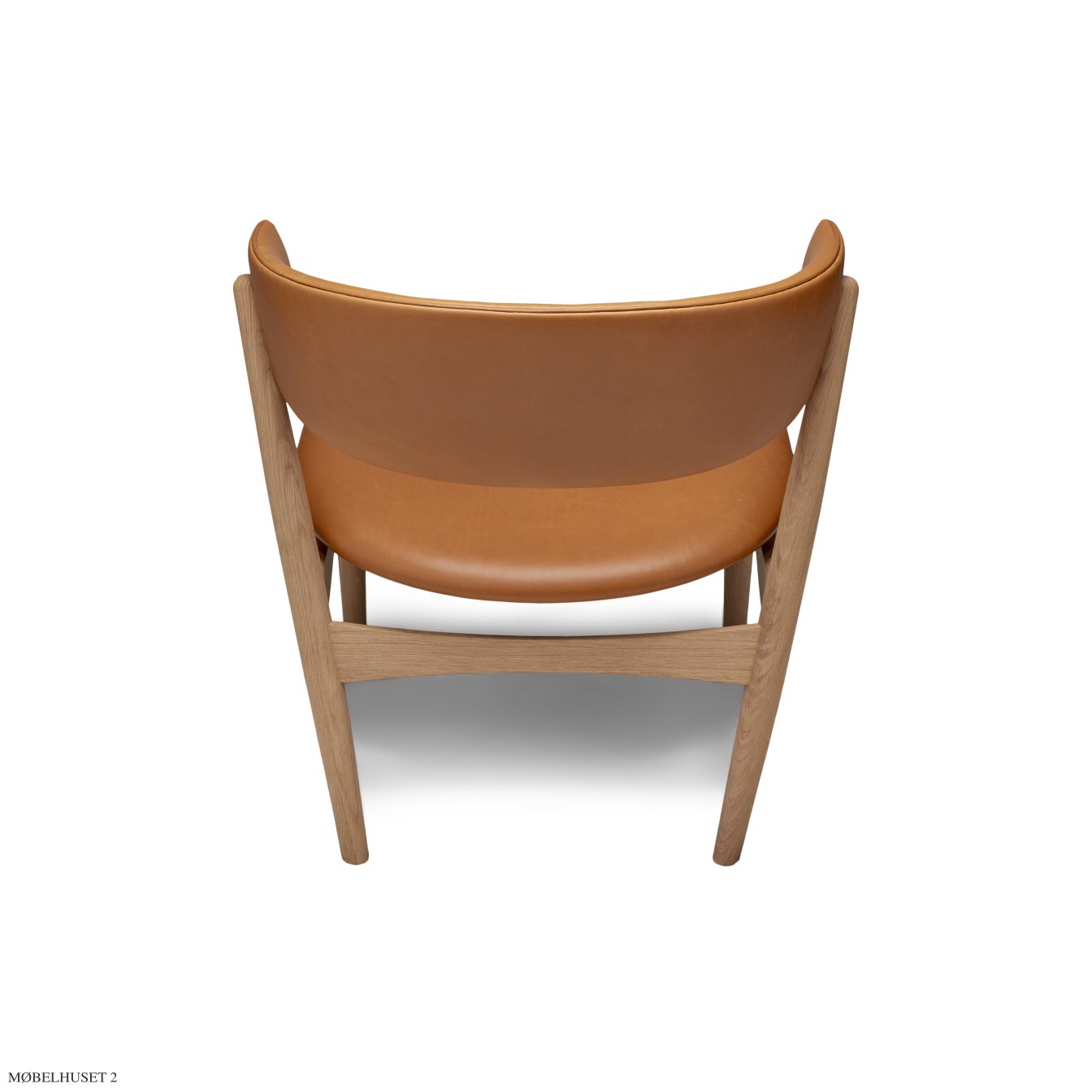 Sibast No 7 Loungestuhl gepolstert | wei� ge�lte Eiche, cognac