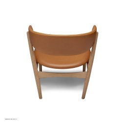 Sibast No 7 Loungestuhl gepolstert | wei� ge�lte Eiche, cognac