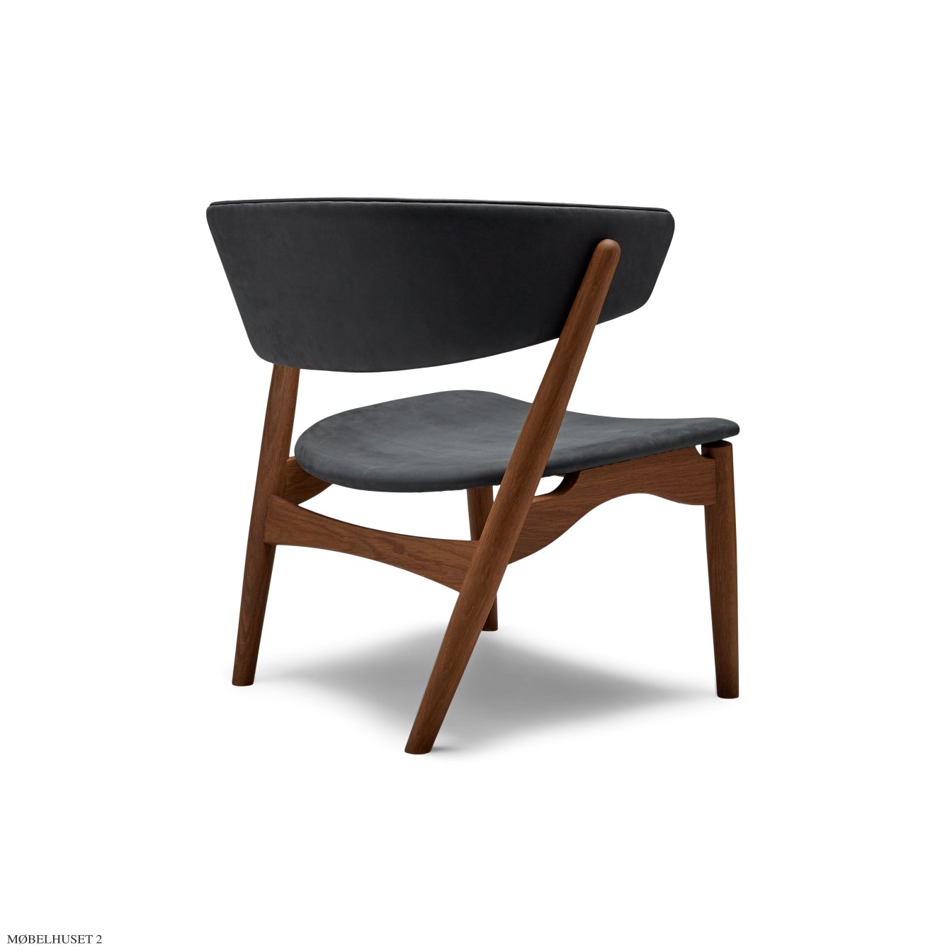 Sibast No 7 Loungesessel gepolstert | ger�ucherte Eiche, anthrazit