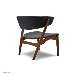 Sibast No 7 Loungesessel gepolstert | ger�ucherte Eiche, anthrazit