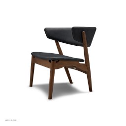 Sibast No 7 Loungesessel gepolstert | ger�ucherte Eiche, anthrazit