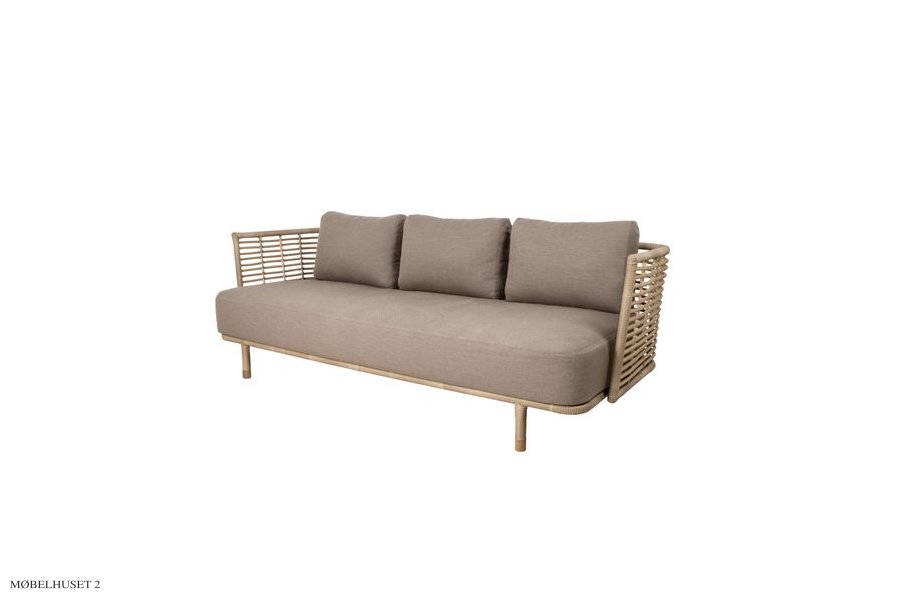 Sense 3-pers. sofa, inkl. hyndest | Cane-line | Udendrs