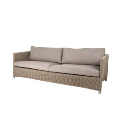Diamond 3-pers. sofa, inkl. hyndest | Cane-line | Udendrs