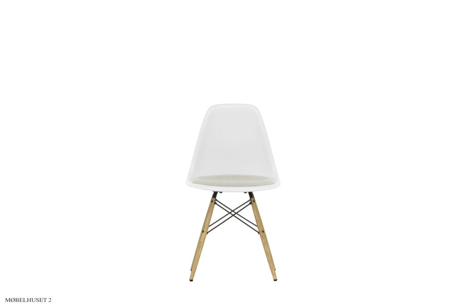 Eames Plastic Side Chair (DSW) Cotton white