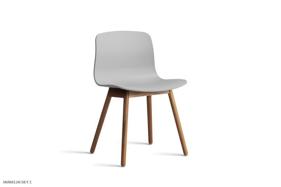 Hay | About a chair | AAC 12 Stuhl lackiertes Walnussholz Concrete Grey 2.0