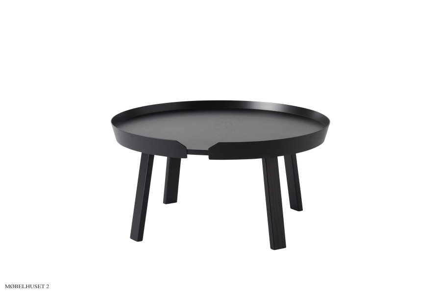 Around Coffee Table Black Large