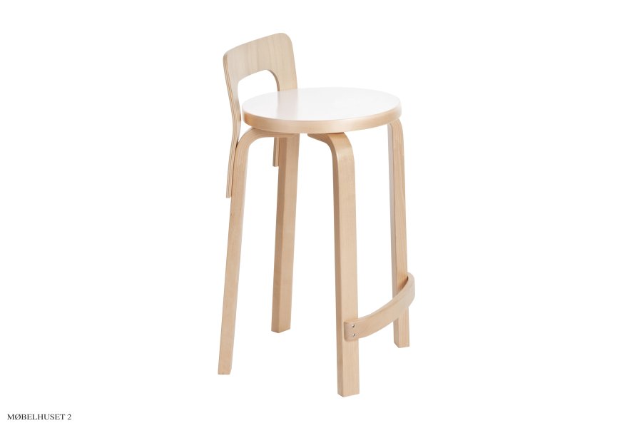 High Chair K65 Birke/wei&szlig;es Laminat