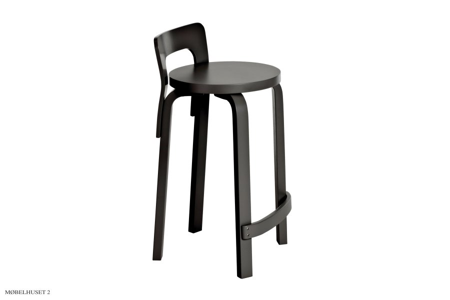 High Chair K65 Schwarz lackiert