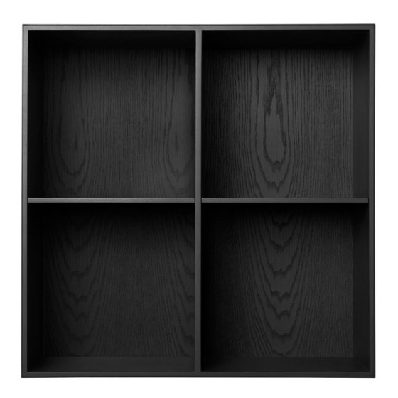 ATBO | Regal 70 x 70 x 30 cm | Black Edition