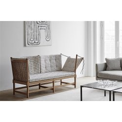 Tremmesofa med Cotilstof | Brge Mogensen