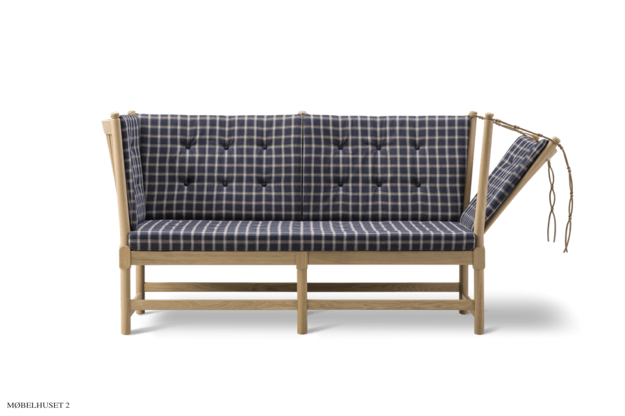 Ausziehbares Sofa mit Cotil Stoff | Blau | Brge Mogensen