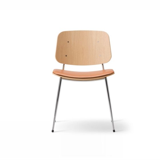S�borg stol med st�l stel | Fredericia