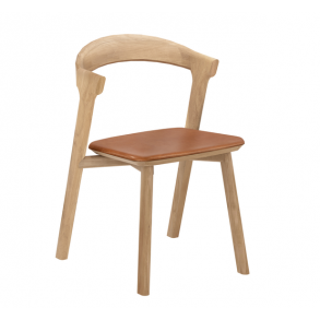 Bok spisebordsstol | Eg, cognac lder