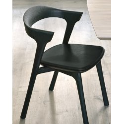 Bok spisebordsstol | Eg sort/ sort lder